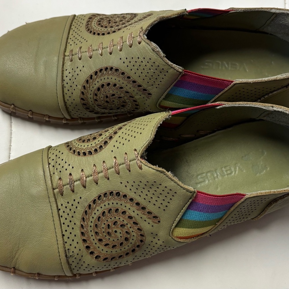 Venus Rainbow Shoe in Sage